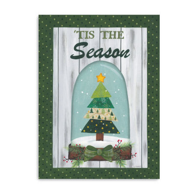 Lumaprints Tree Snow Globe Canvas Art