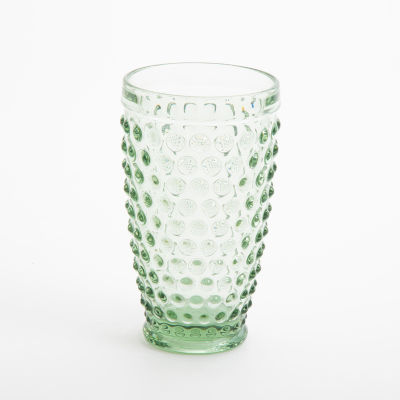 Martha Stewart Chauncey Hobnail 4-pc. Glass Tumbler Set