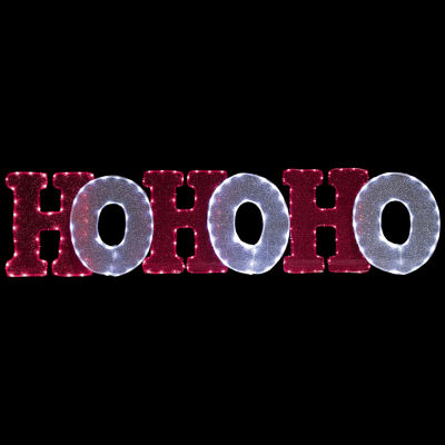 Northlight 76.75in Led Lighted Ftho Ho Hoft Christmas Yard Art