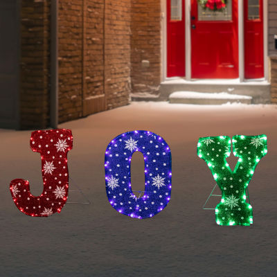 Northlight 14in Led Lighted Traditional Colored Ftjoyft Christmas Yard Art