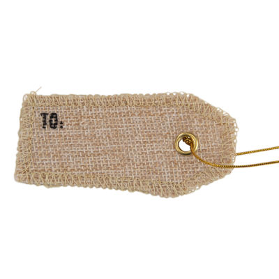 Northlight 19in Beige And Red Delivery In With Hanging Tag Christmas Stocking