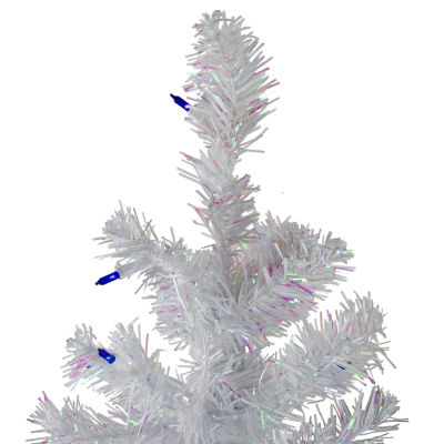 Northlight Medium Artificial Blue Lights 4 Foot Pre-Lit Pine Christmas Tree