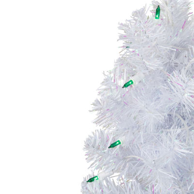 Northlight Slim White Artificial Green Lights 2 Foot Pre-Lit Christmas Tree