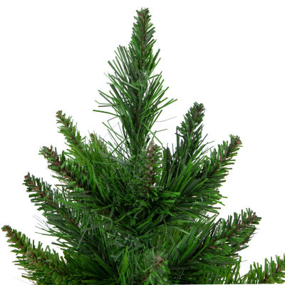 Northlight Mini Balsam Medium Artificial In Burlap Base Unlit 1 1/2 Feet Pine Christmas Tree