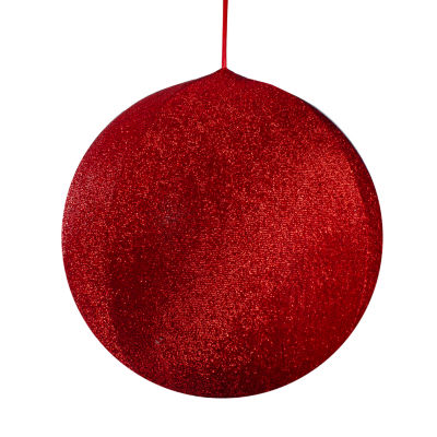 Northlight 19.5in Red Tinsel Ball Ornament Christmas Outdoor Inflatable