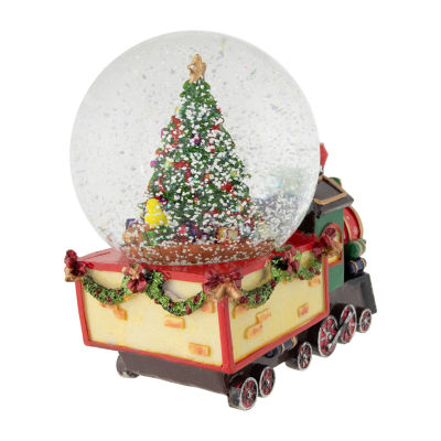 Northlight 8in Children Christmas Train Musical SnowGlobes