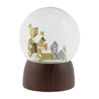 Northlight 6.5in Holiday Village Wonderland Christmas Musical Snow Globe