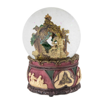 Northlight 5.75in Holy Family Nativity Scene Christmas Lighted Round SnowGlobes