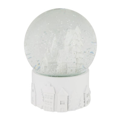 Northlight 5.5in Snowy Christmas Church Musical Water Lighted Round SnowGlobes