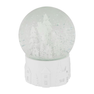 Northlight 5.5in Snowy Christmas Church Musical Water Lighted Round SnowGlobes