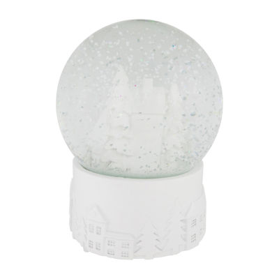 Northlight 5.5in Snowy Christmas Church Musical Water Lighted Round SnowGlobes