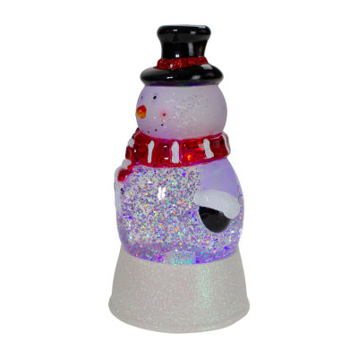 Northlight 7.5in Led Color Changing Snowman Christmas Lighted Round SnowGlobes