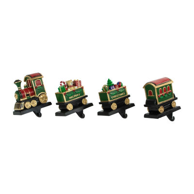 Northlight Merry Train 4.75in 4-pc. Christmas Stocking Holder