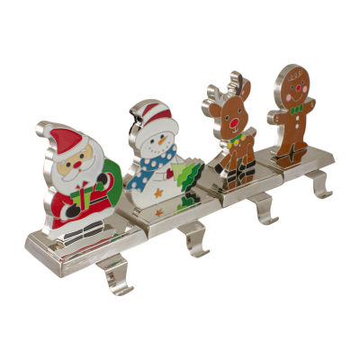 Northlight Figure With Silver Base 4-pc. Christmas Stocking Holder