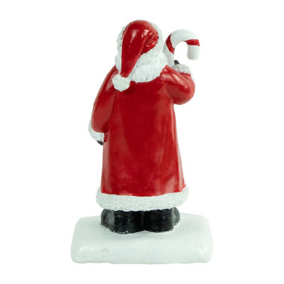 Northlight 6.5in Santa With Candy Cane Christmas Stocking Holder