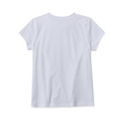 Thereabouts Little & Big Girls Round Neck Short Sleeve T-Shirt