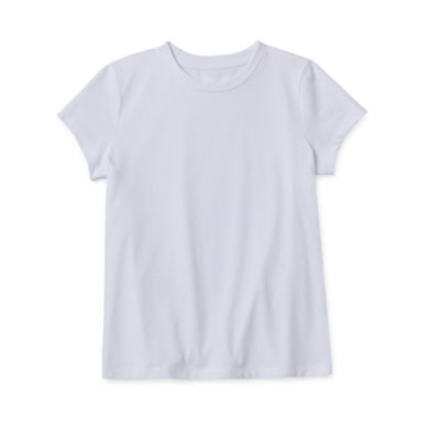 Thereabouts Little & Big Girls Round Neck Short Sleeve T-Shirt