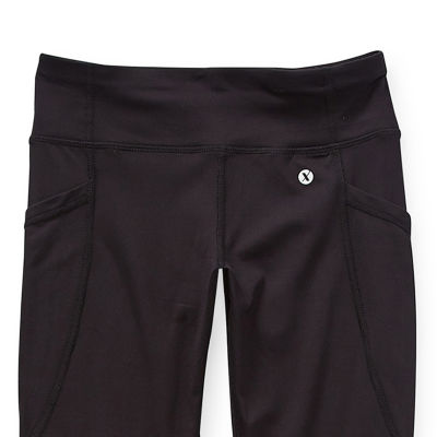 Xersion Active Little & Big Kid Girls Quick Dry Knit 24" Active Full Length Leggings