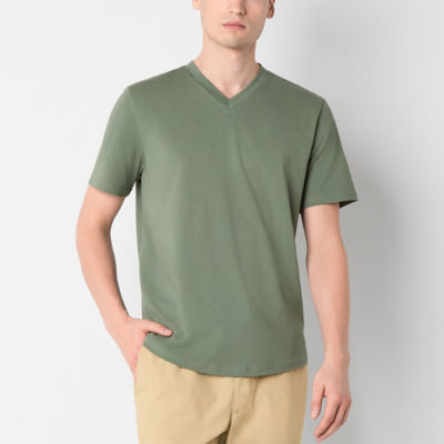 Stylus Mens V Neck Short Sleeve T-Shirt