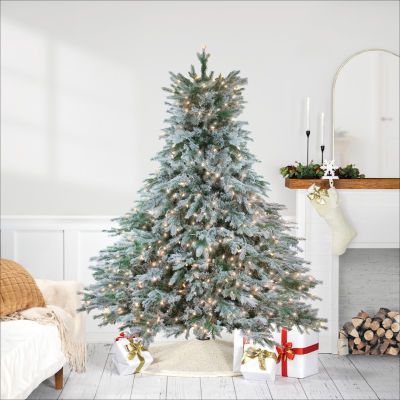 Northlight Full Jasper Balsam Artificial Clear Lights 6 1/2 Foot Pre-Lit Fir Christmas Tree - Thumbnail 2