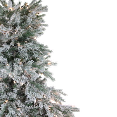 Northlight Full Jasper Balsam Artificial Clear Lights 6 1/2 Foot Pre-Lit Fir Christmas Tree