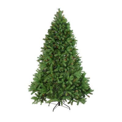 Northlight Noble Full Artificial Multicolor Lights 6 1/2 Foot Pre-Lit Fir Christmas Tree