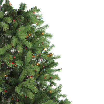 Northlight Noble Full Artificial Multicolor Lights 6 1/2 Foot Pre-Lit Fir Christmas Tree