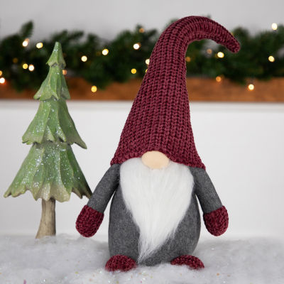 Northlight 18in Pink And Gray Standing  Christmas Decoration Christmas Gnome
