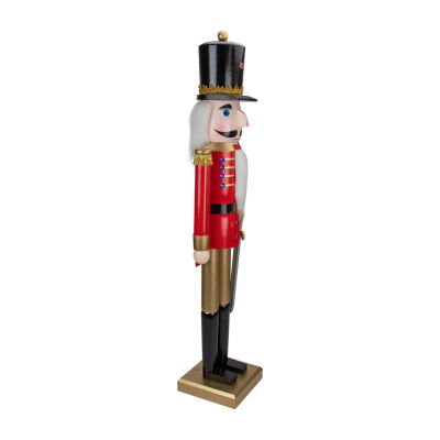 Northlight 36in Red And Gold Soldier  With Sword Christmas Nutcracker