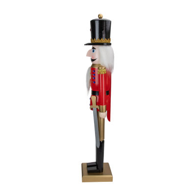 Northlight 36in Red And Gold Soldier  With Sword Christmas Nutcracker