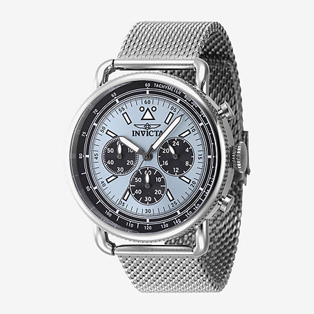 Invicta Mens Gray Stainless Steel Bracelet Watch 47359, One Size -  05121000018