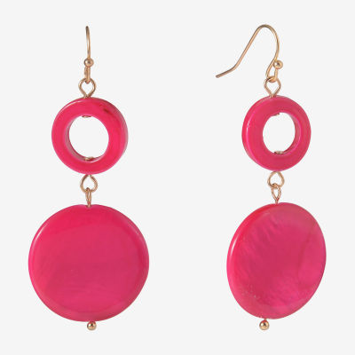 Mixit Womens Drop Earrings