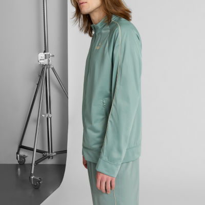 PUMA Piped Tricot Mens Lightweight Track Jacket