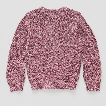 Thumbnail 2 of Okie Dokie Toddler & Little Boys Henley Neck Long Sleeve Pullover Sweater, 2t, Red