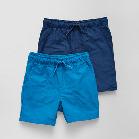 Okie Dokie Toddler & Little Boys 2-pc. Pull-On Short, 18 Months, Blue