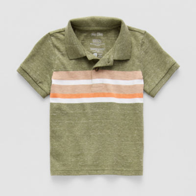 Okie Dokie Toddler & Little Boys Short Sleeve Regular Fit Polo Shirt
