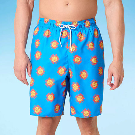 Arizona Mens Swim Trunks Big and Tall, 2x-large, Blue