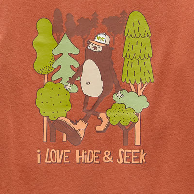 Okie Dokie Toddler & Little Boys Crew Neck Long Sleeve Regular Fit 2-pc. Graphic T-Shirt