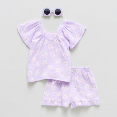 Btween Toddler Girls 3-pc. Short Set