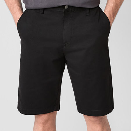 VOLCOM Vmonty Stretch 22 10" Mens Chino Short, 36, Black