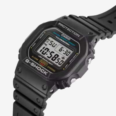 Casio G-Shock Mens Multi-Function Digital Black Strap Watch Dw5600e-1v