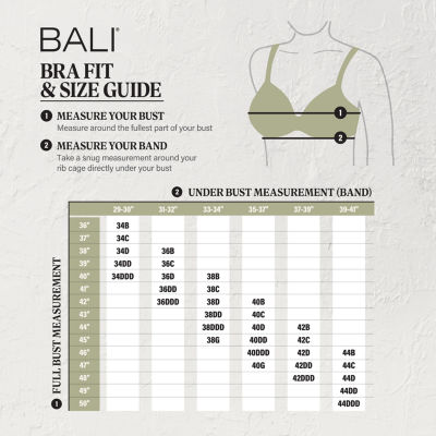 Bali Coolest Smoothing Wireless Full Coverage Bra Df4582