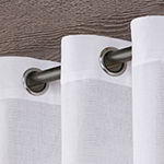 Exclusive Home Curtains Miami Light-Filtering Grommet Top Set of 2 Outdoor Curtain Panel