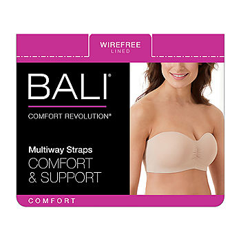 Bali® Comfort Revolution® Convertible Strapless Wireless Bra DF6583