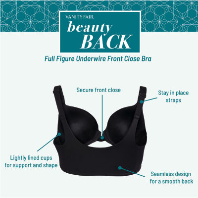 Vanity Fair Womens Full Figure Front Closure Bra