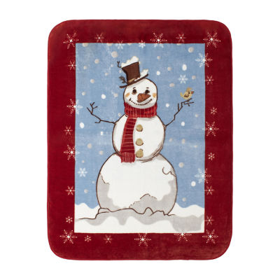 Shavel Home Products Snowman Midweight Throw