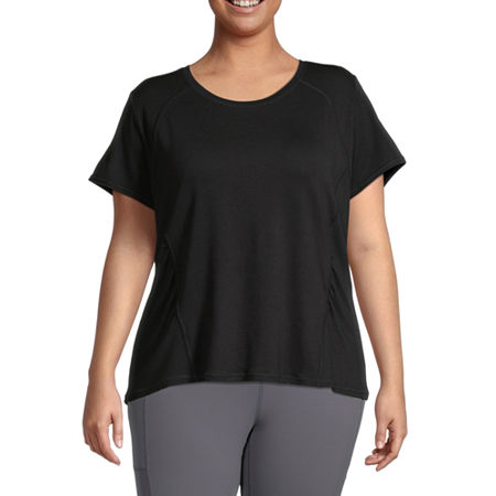  Xersion Womens Round Neck Short Sleeve T-Shirt