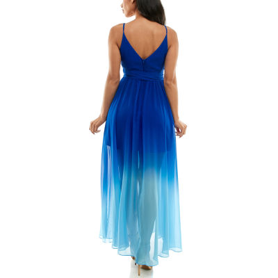 robbie bee sleeveless ombre maxi dress