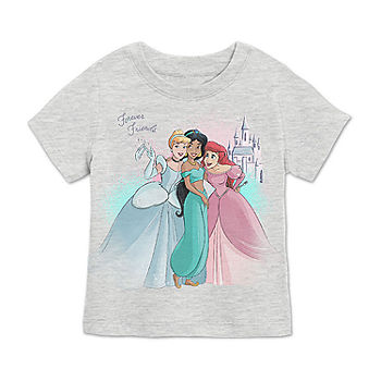 Women T-shirt Disney Princess Mermaid Ariel Printed T Shirt girl