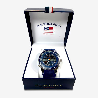 U.S. Polo Assn. Mens Blue Strap Watch Us9806jc